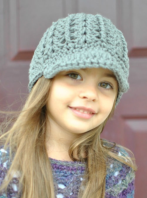 Crochet Newsboy Hat Pattern