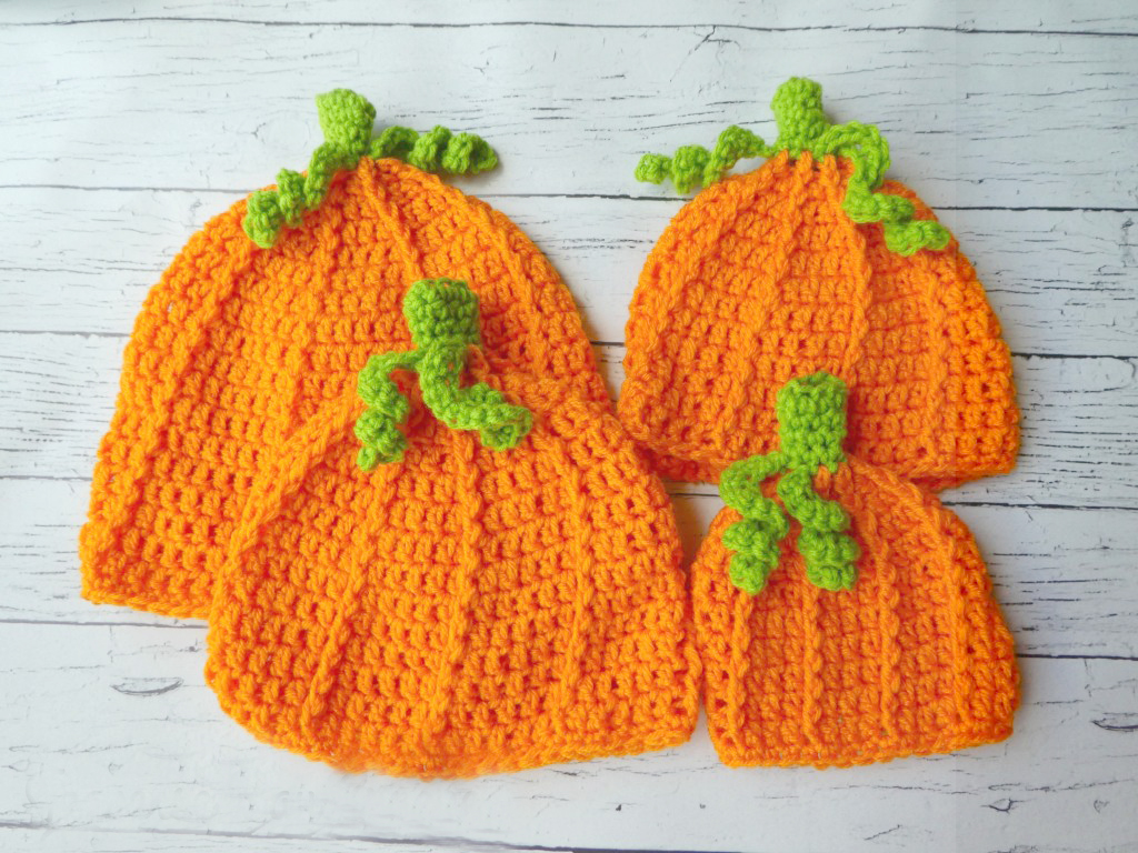 Crochet Pumpkin Patch Hat Pattern