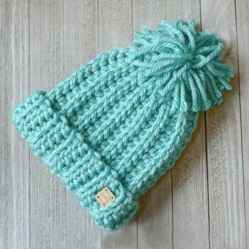 Knit-Look Super Bulky Slouch Crochet Pattern