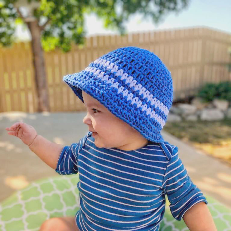 Super Simple Kids Sun Hat Crochet Pattern
