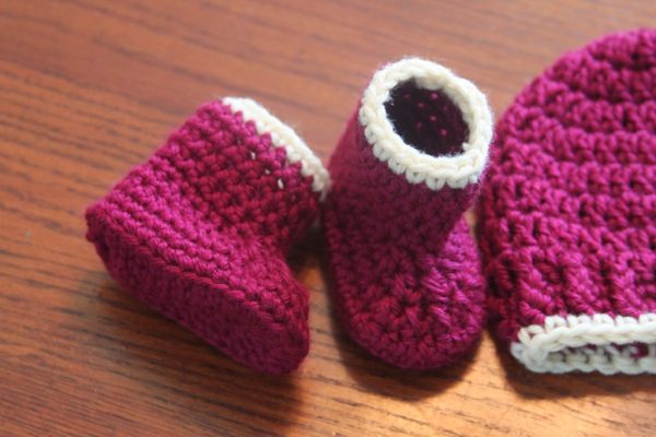 50 Min Easy Crochet Baby Booties