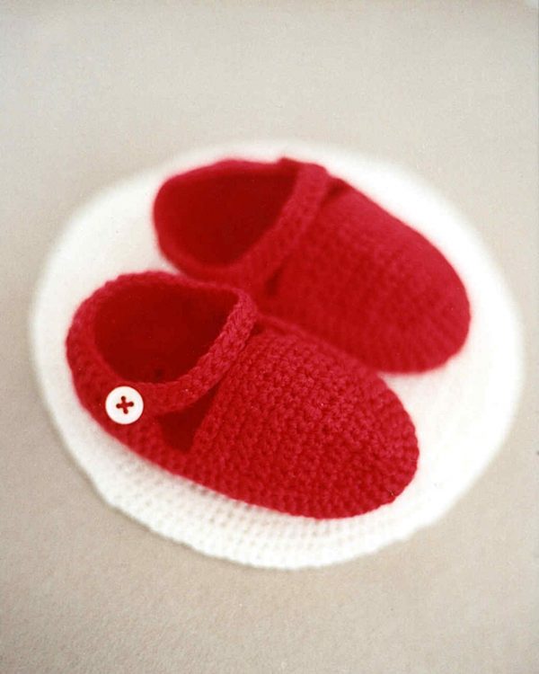 Crocheted Baby Booties