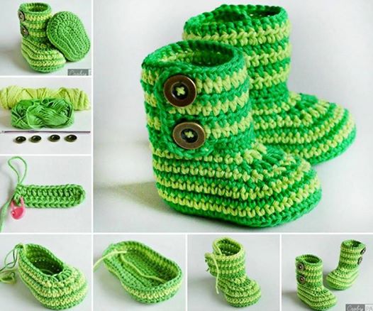 Cuddly Crochet Baby Booties
