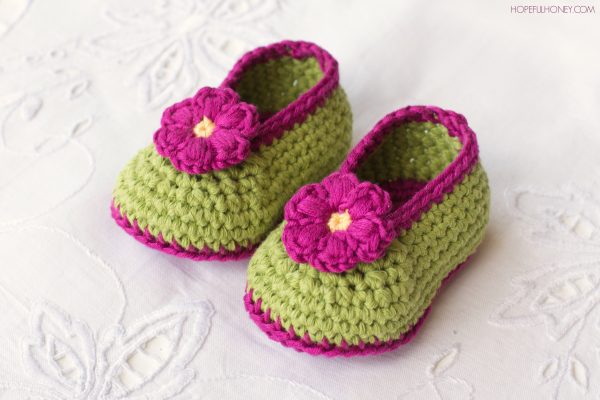 Fairly Blossom Baby Booties