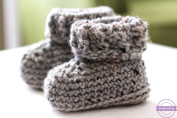 The Parker Crochet Baby Booties