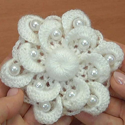 Crochet Double Layered Flower