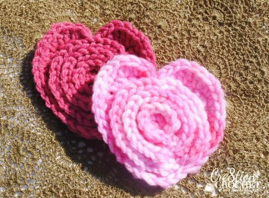 Flower in a Heart Crochet Pattern