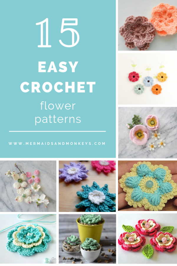 Easy Crochet Flower Patterns