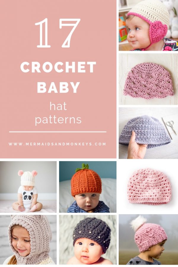 If you’re in a rush, these free crochet baby hat patterns are perfect for showing how much you really care, without taking a month to complete. #crochetbabyhatpattern #crochethat #crochetpattern #crochetbabybeanie #crochetaddict