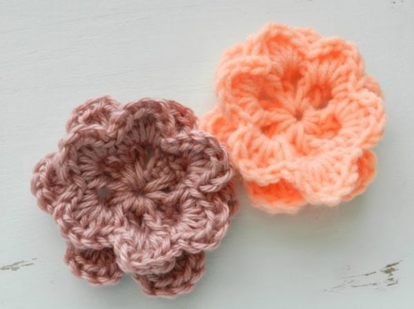 Two Layer Crochet Flower