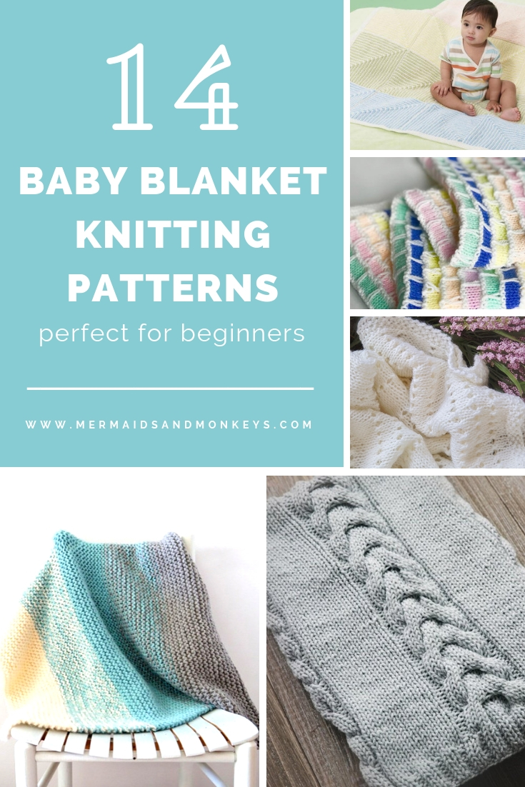 Each of these baby blanket knitting patterns is suitable for any skill level and is fun to make. The best part is how colorful they all are and how versatile. #BabyBlanketKnittingPatterns #KnitBabyBlankets #FreeKnitPatterns