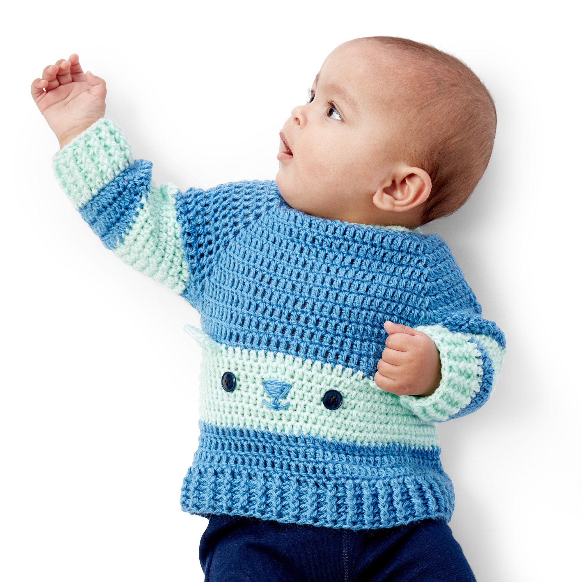 Free Easy Crochet Baby Sweater - These crochet sweaters make for amazing gifts, that will surely be well used, and well worn. #CrochetSweaterPatterns #CrochetSweater #CrochetPatterns