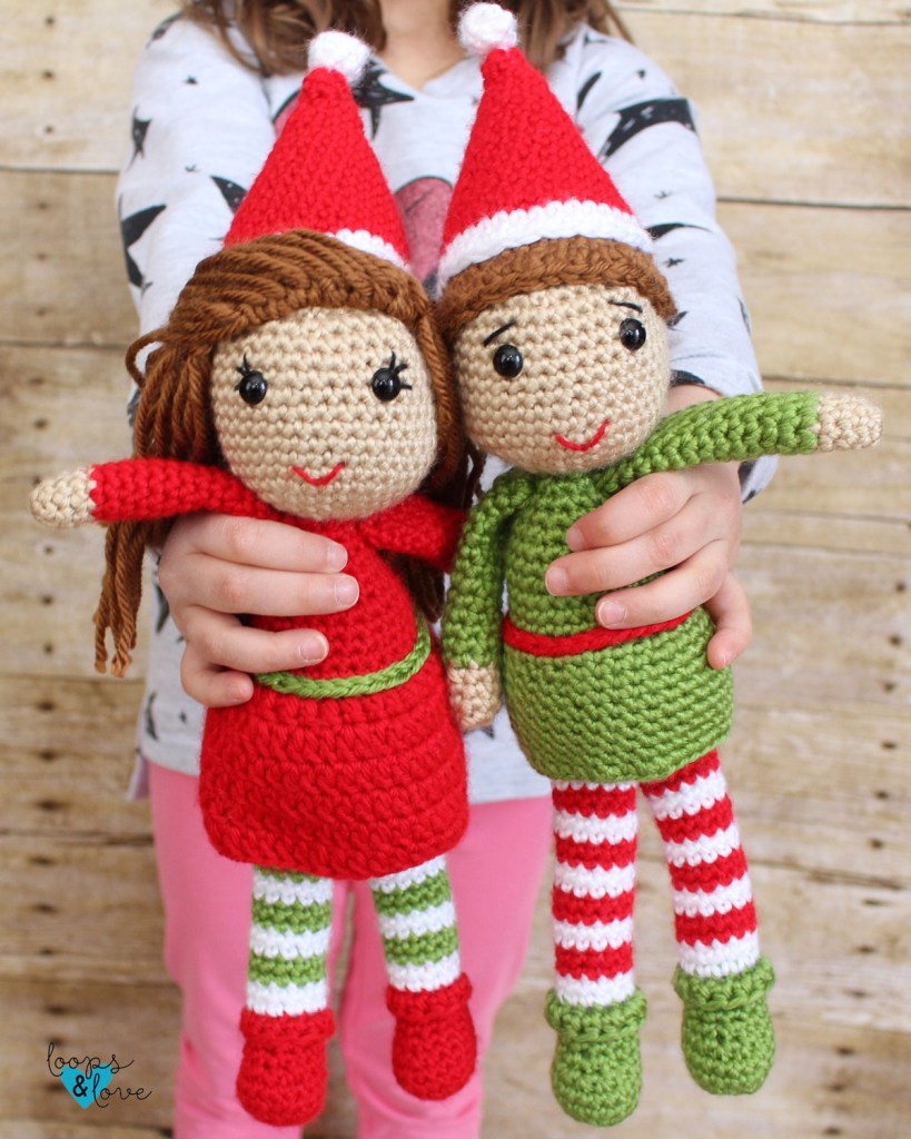 Elf Amigurumi - Fill this holiday season with crochet toy projects that will fill your home with more joy than ever before. #crochettoys #christmastoys #crochetamigurumi