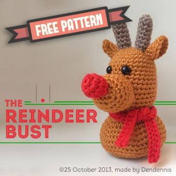 Friendly Reindeer - Fill this holiday season with crochet toy projects that will fill your home with more joy than ever before. #crochettoys #christmastoys #crochetamigurumi