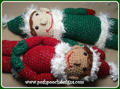 Posh Pete The Elf Doll - Fill this holiday season with crochet toy projects that will fill your home with more joy than ever before. #crochettoys #christmastoys #crochetamigurumi