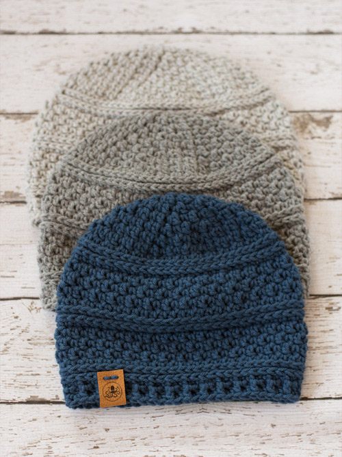 Crochet Winter Hat with fluffy yarn - free crochet pattern by wilmade