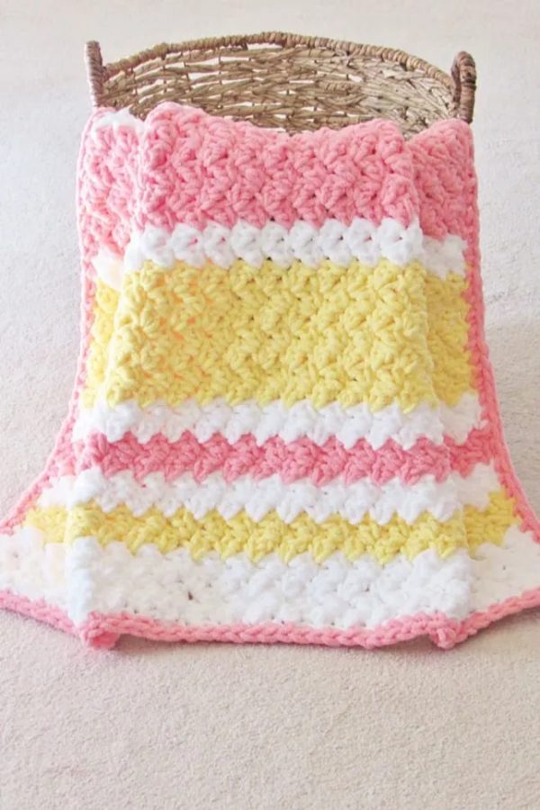Marshmallow Crochet  Blanket
