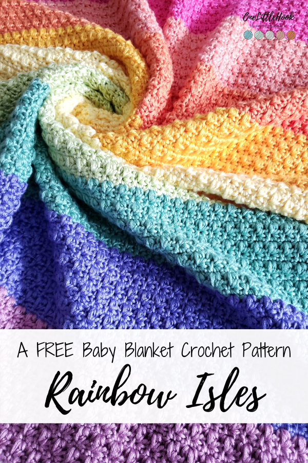 Crochet Rainbow Baby Blanket