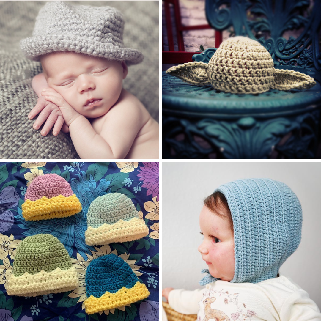 Baby Boy Crochet Hats