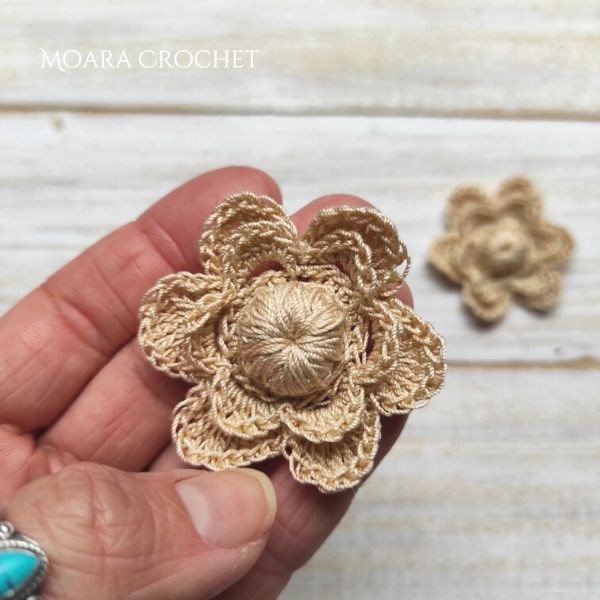 Irish flower crochet