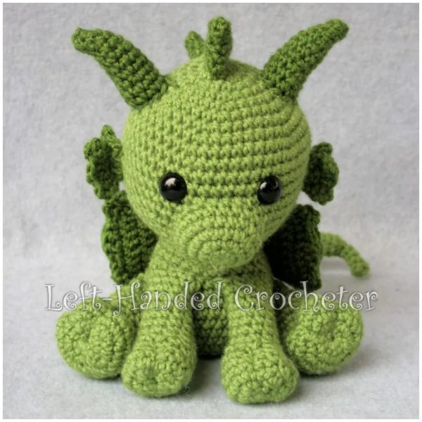 philip the crochet dragon